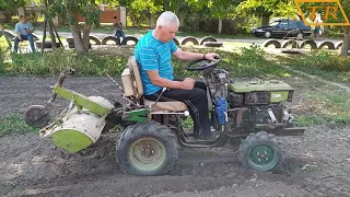 Самодельный трактор из мотоблока ZUBR 10л.с. 3 часть