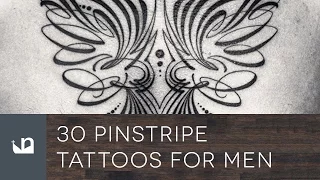 30 Pinstripe Tattoos For Men