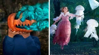 19 Creative Photo Tricks! Scary Halloween Photo Hacks!