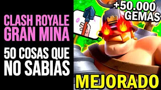 CLASH ROYALE: 50 Cosas que NO SABÍAS de la TEMPORADA GRAN MINA | Curiosidades