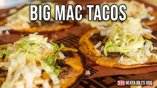 How to Make the VIRAL Big Mac Tacos | Smash Burger Tacos on The Traeger Flatrock Griddle