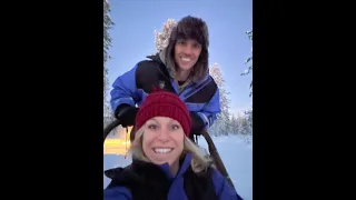 We drove dog sleds in Lapland Finland!