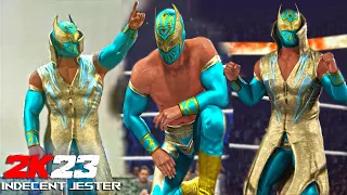 WWE 2K23 - Sin Cara w/ Ancient Spirit Theme Song & Graphics Pack and Best Moves! - WWE 2K23 Mods