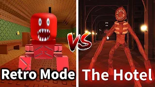 DOORS [RETRO MODE] VS DOORS  [THE HOTEL]  [ROBLOX]