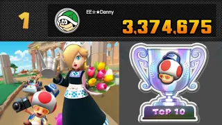 Mario Kart Tour - Spring Tour (2024) All-Cup Ranking Top 1(0): All Courses High Scores