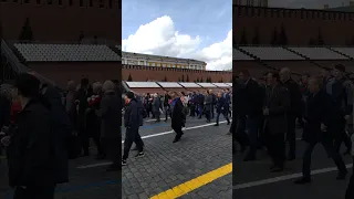 Moscow  22.04.2024  - 154 th anniversary of the birth of V. I. Lenin. Red square. Fragment 10