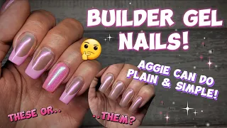 BUILDER GEL NAILS! SHORTIES! SCULPTED ON TIPS | GELBOX UK BIAB