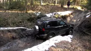 Nissan Terrano II offroad near Riga 12/03/2016