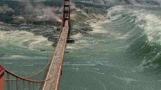 Siêu sóng thần cuốn phăng mọi thứ (trong phim Khe nứt San Andreas 2015)