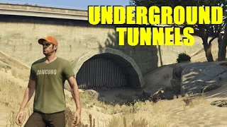 Possible Secret Underground Tunnel Entrance at Spiderweb House - GTA 5 Secrets & Easter Eggs
