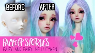 Repainting Dolls - Fairyland Lucywen - Faceup Stories ep.51