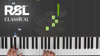 Boogie Woogie Bear / RSL (Rockshool) Classical Piano Grade 1 / Synthesia Piano tutorial