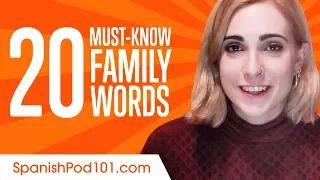 Learn the Top 20 Must-Know Family Words in Spanish