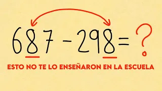 🤯Cómo RESTAR en 3 SEGUNDOS (de forma MENTAL) | TRUCO matemático para el examen de admisión