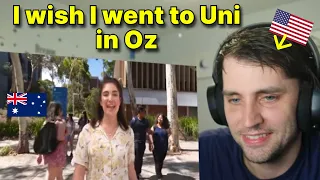 American reacts to Monash University