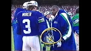 John Madden Catches the Seahawks Eating Hot Dogs 1995