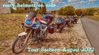 5 Tage Tour Sachsen August 2022 - rusty helmets on tour