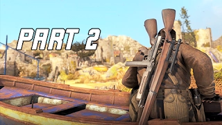 Sniper Elite 4 Walkthrough Part 2 -  BITANTI VILLAGE (PS4 Pro Let's Play Commentary)