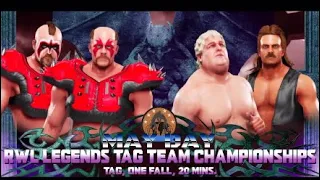 RWL MAY DAY SUPERCARD 4/29/24-LEGENDS TAG TITLES-THE ROAD WARRIORS VS DUSTY RHODES & MAGNUM TA
