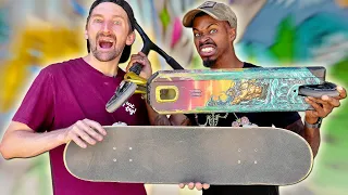 SKATEBOARDER VS SCOOTER!