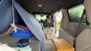 ANOTHER  Way to Keep Warm in Your Van |  Staying Warm In Your Car | A Tent in Your Van