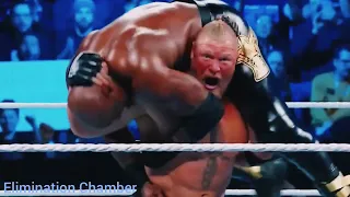 Brock Lesnar vs Bobby Lashley, Elimination Chamber highlights