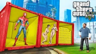 БИТВА ЗА КОНТЕЙНЕРЫ В ГТА 5 МОДЫ! УДАЧА И СЛУЧАЙНЫЙ ВЫБОР КОНТЕЙНЕРА! (GTA 5 Моды)