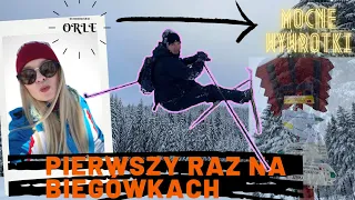 Jakuszyce - Schronisko Orle ! Pierwszy raz na biegówkach ! *Czy da się na nich robić freeride?*