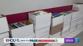 Shout out to Pearland ISD school for donating nearly 5,000 books to our Turn the Page campaign