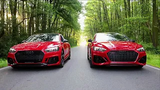 #New Audi RS5 2021 red color  #AUDirs5 VS 2019 #AUDi rs5