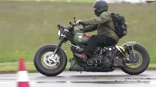 Harley-Davidson Shovelhead Supercharger Sound