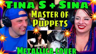 Tina S + Sina Master of Puppets Metallica cover | THE WOLF HUNTERZ REACTIONS