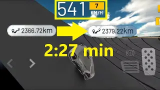 Schnell + Effizient viele Kilometer in Extreme Car Driving Simulator bekommen