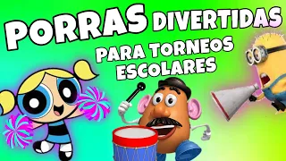 Porras divertidas para torneos escolares o deportivos