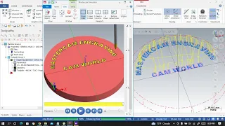 How to create Mastercam Engraving tool path # Engraving #