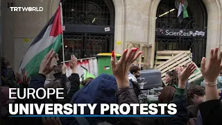 Pro-Palestinian students occupy Paris university campus