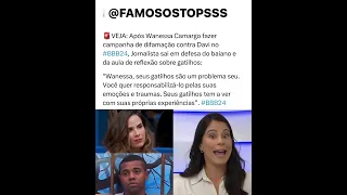 Jornalista se pronuncia sobre comportamento de Wanessa Camargo no reality BBB  part 2