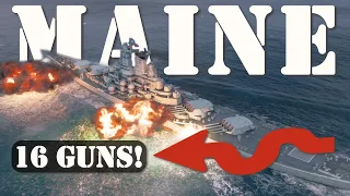 MAINE Battleship: WORTH AUCTION PRICE? - World of Warships Review | AeroSpaceNews Gaming