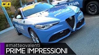 Alfa Romeo Giulia Veloce Q4, ora è la Pantera della Polizia! | Com'è dal vivo