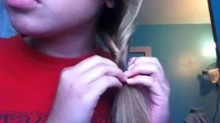 How to: 15 sec. Fishtail braid!