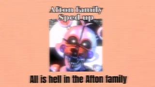 Afton family//FNaF song [remix]- Sped up+Lyrics