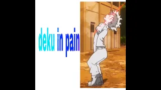 deku in pain (my hero academia)