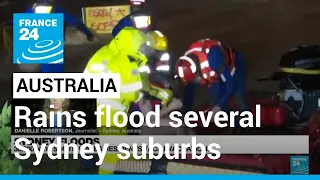 More heavy rains set to drench Sydney as thousands evacuate • FRANCE 24 English