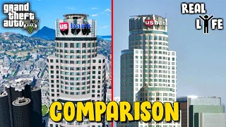 GTA 5 VS REAL LIFE COMPARISON - LOS SANTOS VS LOS ANGELES