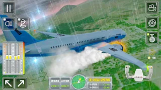 Flight Sim 2018 #26 |  Engine On Fire！| Unlcok New Airplane  | Android/iOS Gameplay HD