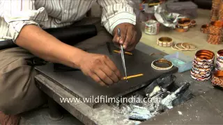 Making of India's famous 'Lac Bangles'