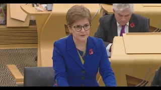 Live: Sturgeon faces First Minister's Questions amid row over gender reforms