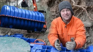 Underground POTABLE WATER STORAGE TANKS - Our Off Grid Water System