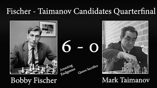 Bobby Fischer vs Taimanov 1971 | Candidates Quarterfinal | all decisive games