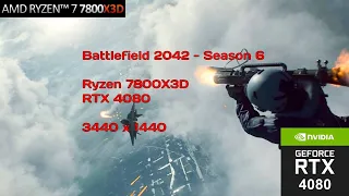 Battlefield 2042 Season 6 - Ryzen 7800X3D - RTX 4080 - 3440x1440